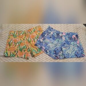 2 Pairs of Lilly Pulitzer Shorts Size 0 and Size S
